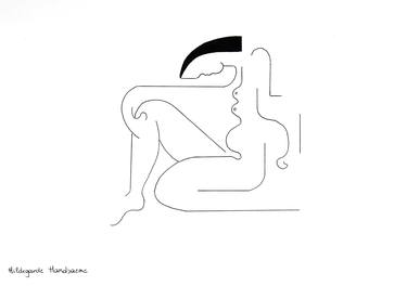 Print of Figurative Nude Drawings by Hildegarde Handsaeme