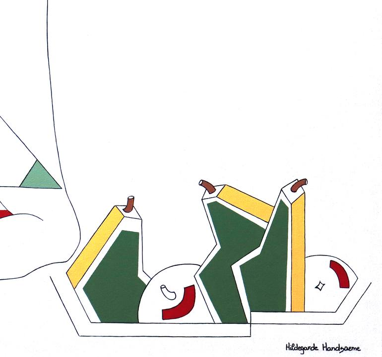 Original Figurative Love Painting by Hildegarde Handsaeme