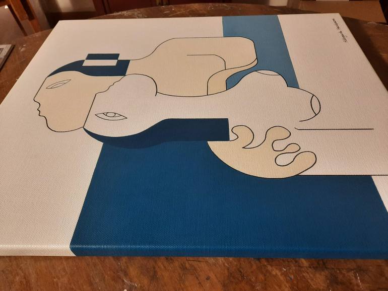 Original Figurative Love Painting by Hildegarde Handsaeme