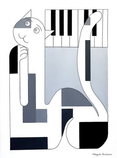 Print of Animal Drawings by Hildegarde Handsaeme