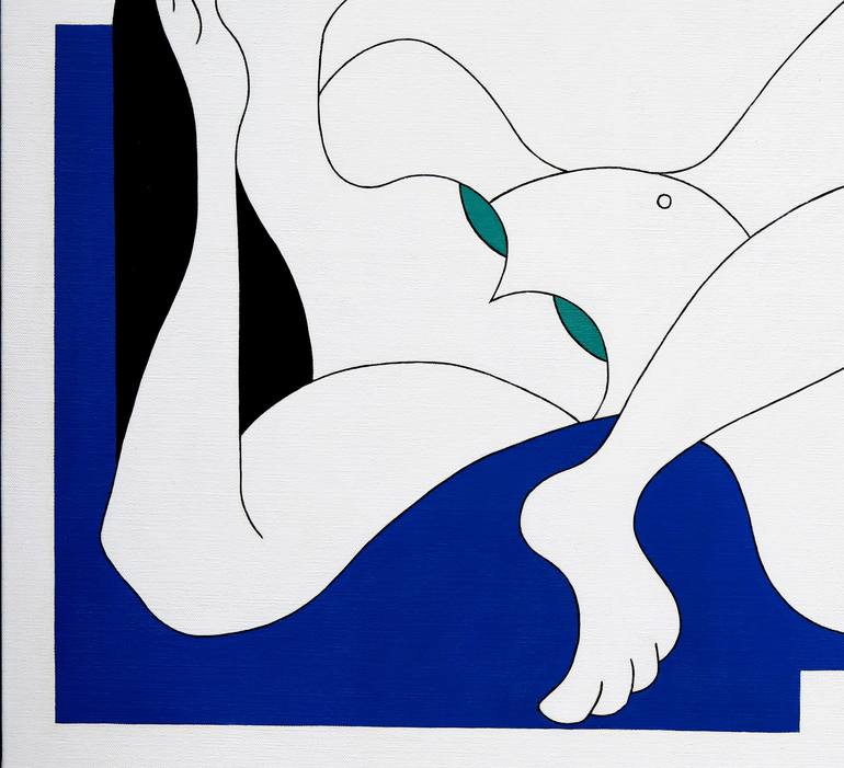 Original Figurative Women Painting by Hildegarde Handsaeme