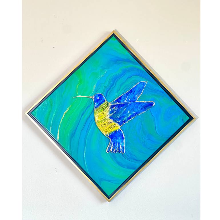 Original Animal Sculpture by Bhavithra Priyadharshini | Abstract Expressionism Art on Plaster | The Littlest Messenger | Spirit Guide Series, No. 5