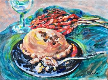 Original Realism Cuisine Paintings by Pauline Ender