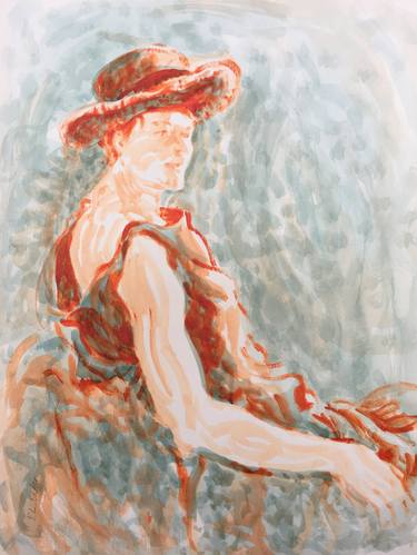 Original Figurative People Paintings by Pauline Ender