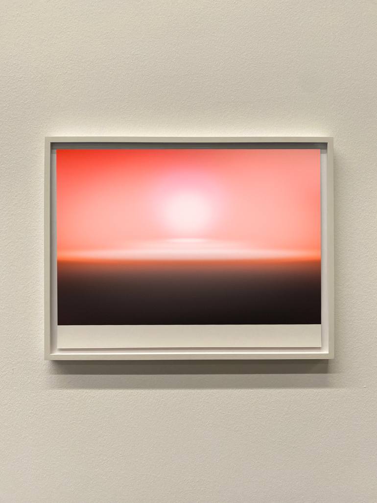 Original Landscape Photography by David Aubertin | Abstract Expressionism Art on Paper | The reddest night