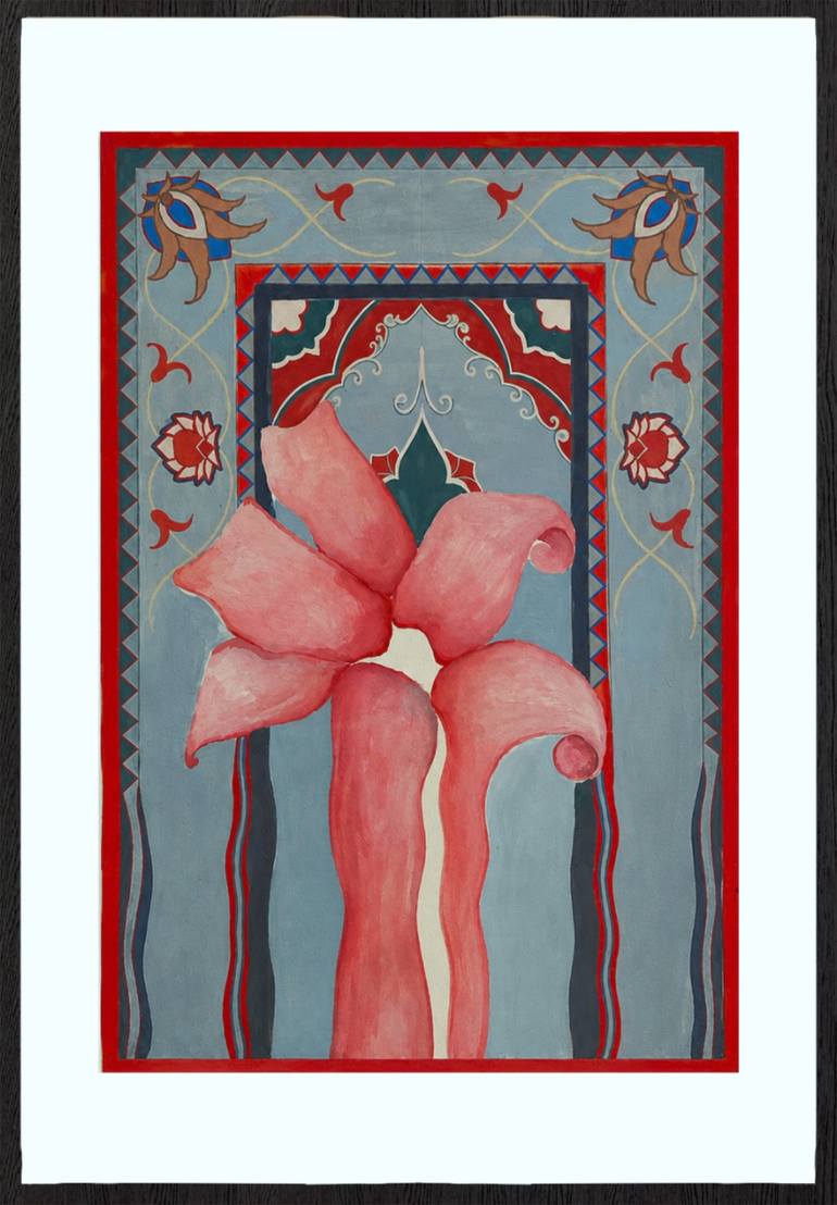 Original Abstract Painting by Setare Amdjadi | Abstract Art on Paper | Levy I