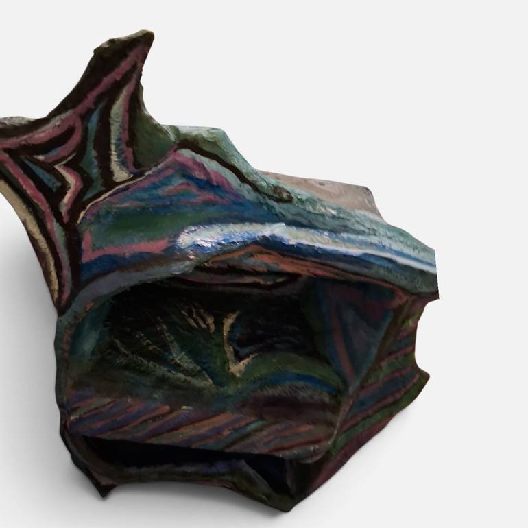 Original Abstract Expressionism Abstract Sculpture by Suzann Zidich