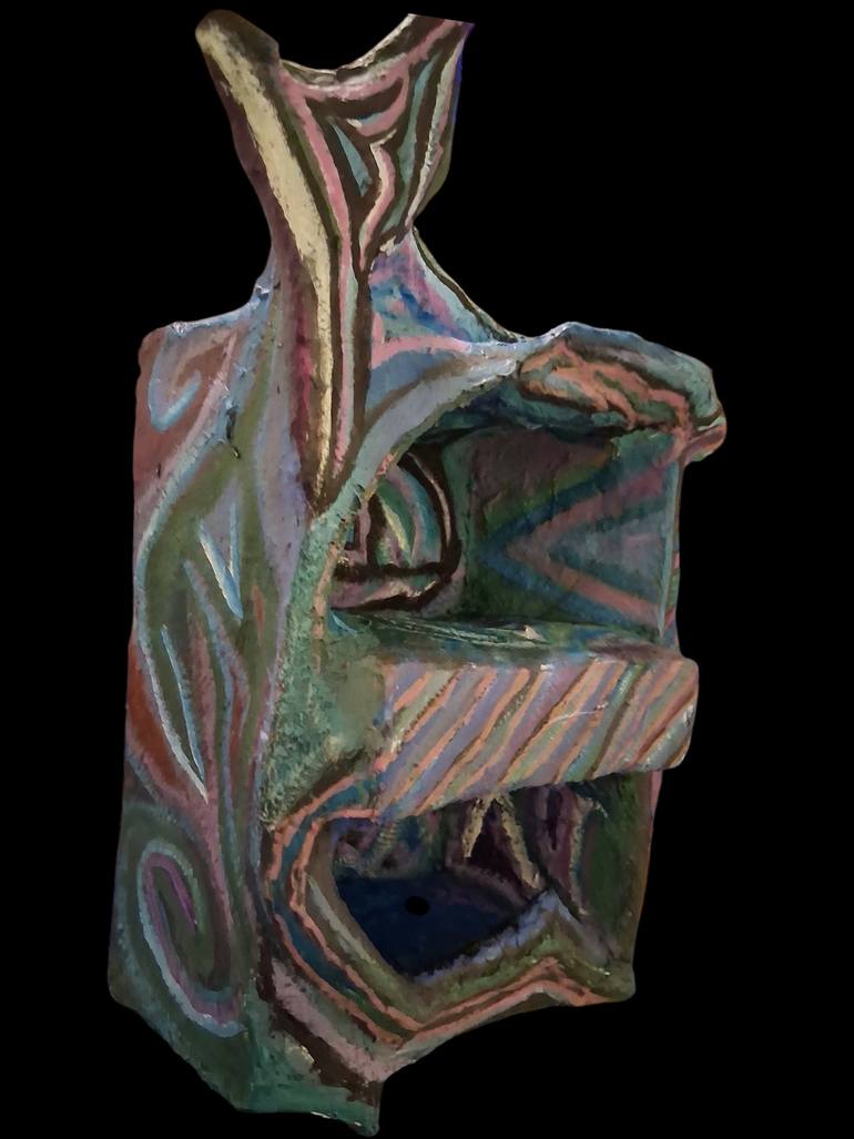 Original Abstract Expressionism Abstract Sculpture by Suzann Zidich