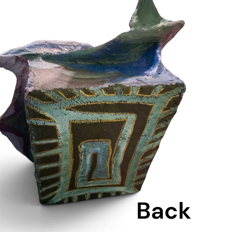 Original Abstract Expressionism Abstract Sculpture by Suzann Zidich