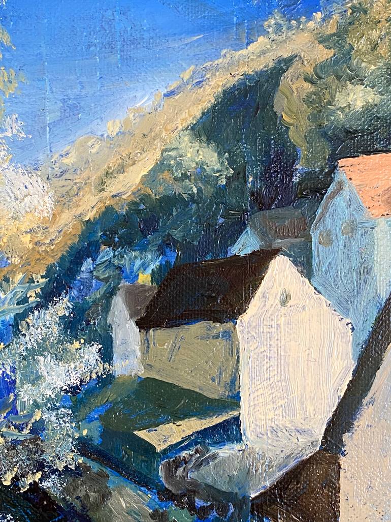 Original Expressionism Landscape Painting by Sergius Pavlov