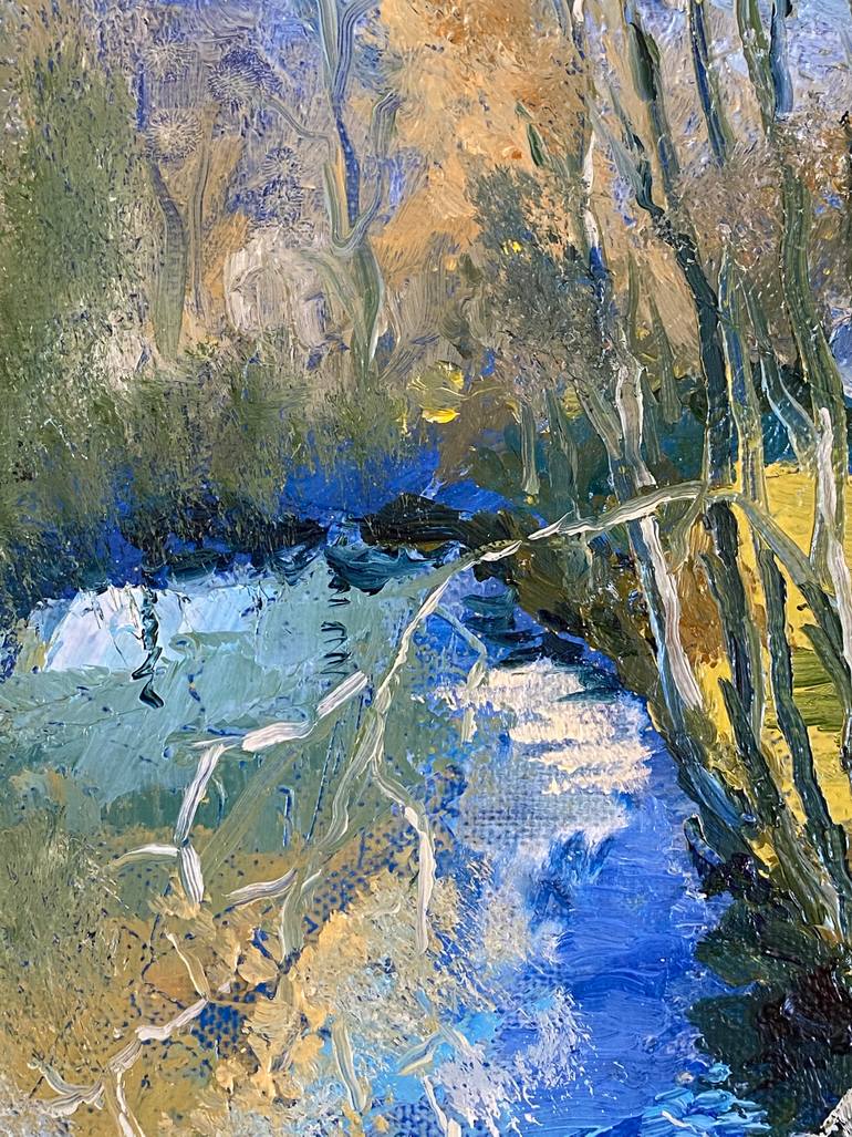 Original Expressionism Landscape Painting by Sergius Pavlov