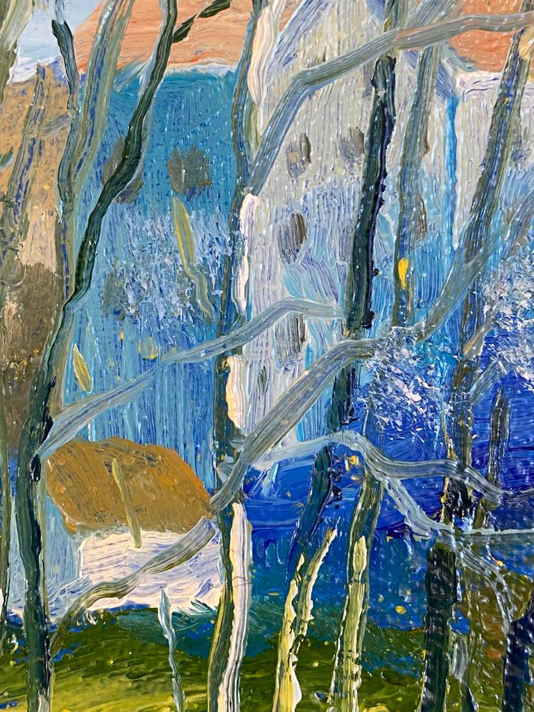 Original Expressionism Landscape Painting by Sergius Pavlov