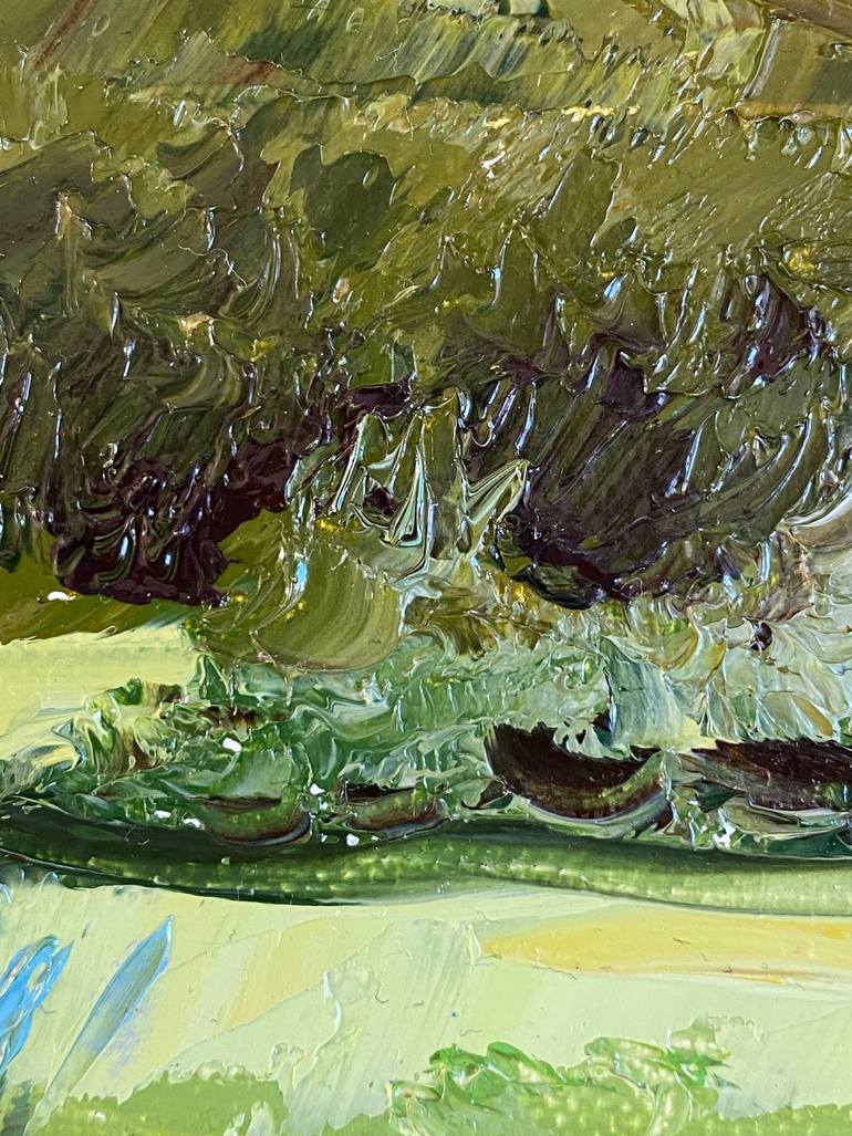 Original Impressionism Landscape Painting by Sergius Pavlov