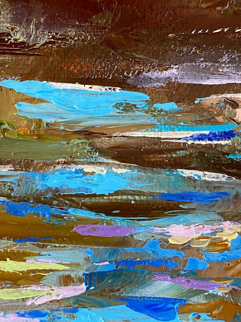 Original Impressionism Landscape Painting by Sergius Pavlov