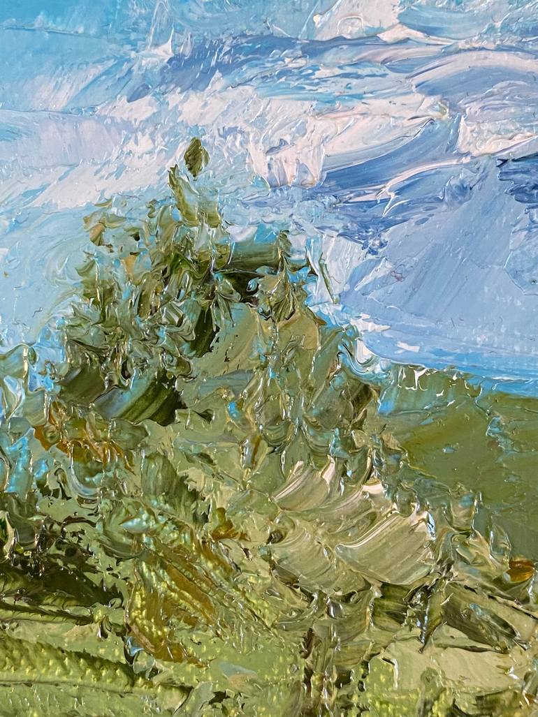 Original Impressionism Landscape Painting by Sergius Pavlov
