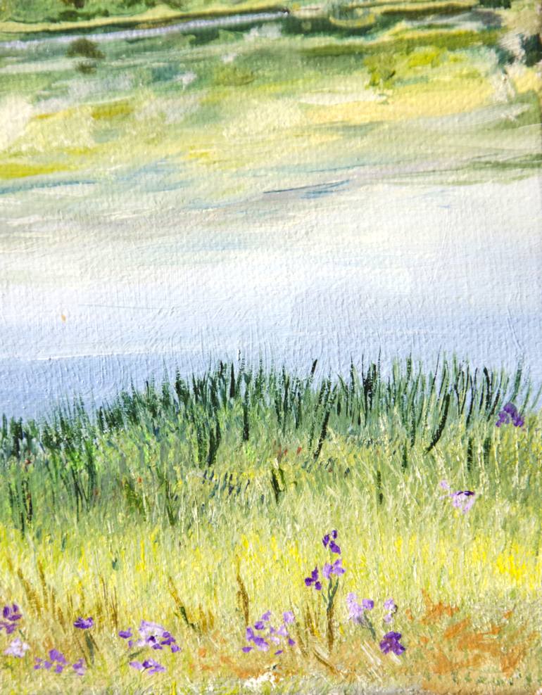 Original Impressionism Landscape Painting by Sergius Pavlov