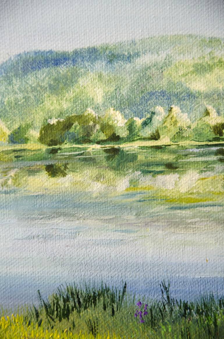 Original Impressionism Landscape Painting by Sergius Pavlov