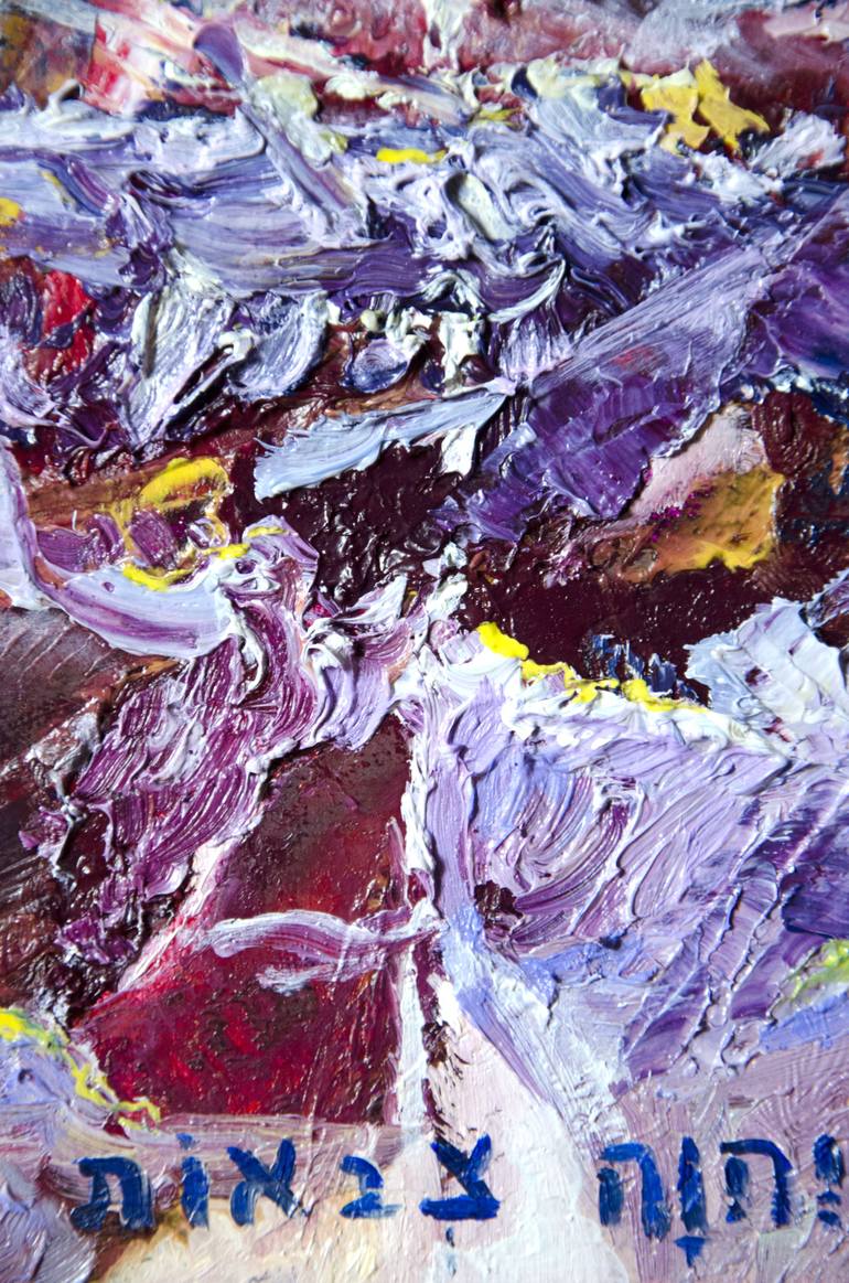Original Abstract Expressionism Religion Painting by Sergius Pavlov