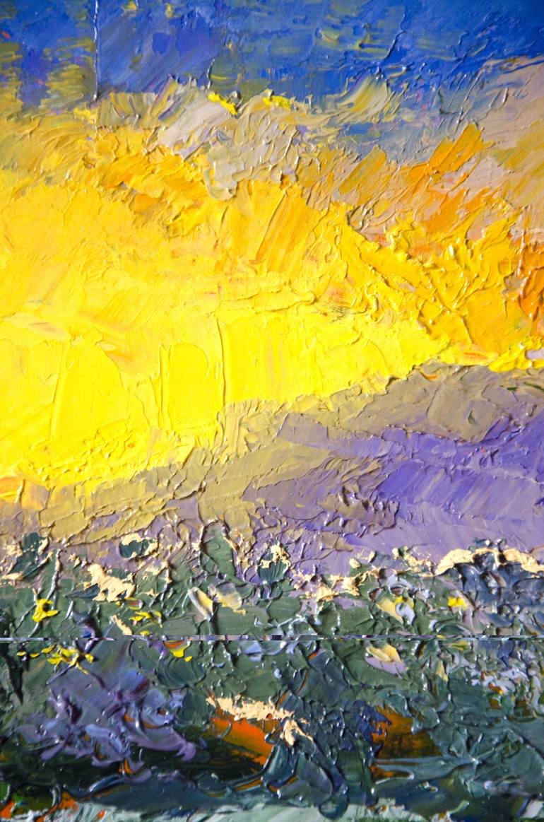 Original Impressionism Landscape Painting by Sergius Pavlov