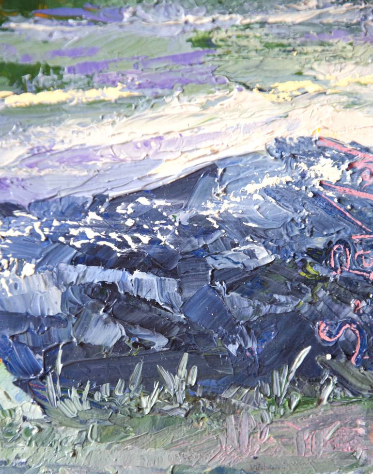 Original Impressionism Landscape Painting by Sergius Pavlov
