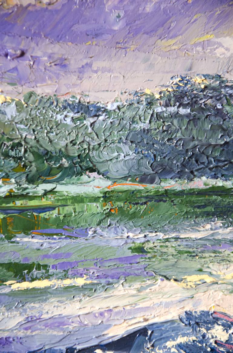 Original Impressionism Landscape Painting by Sergius Pavlov