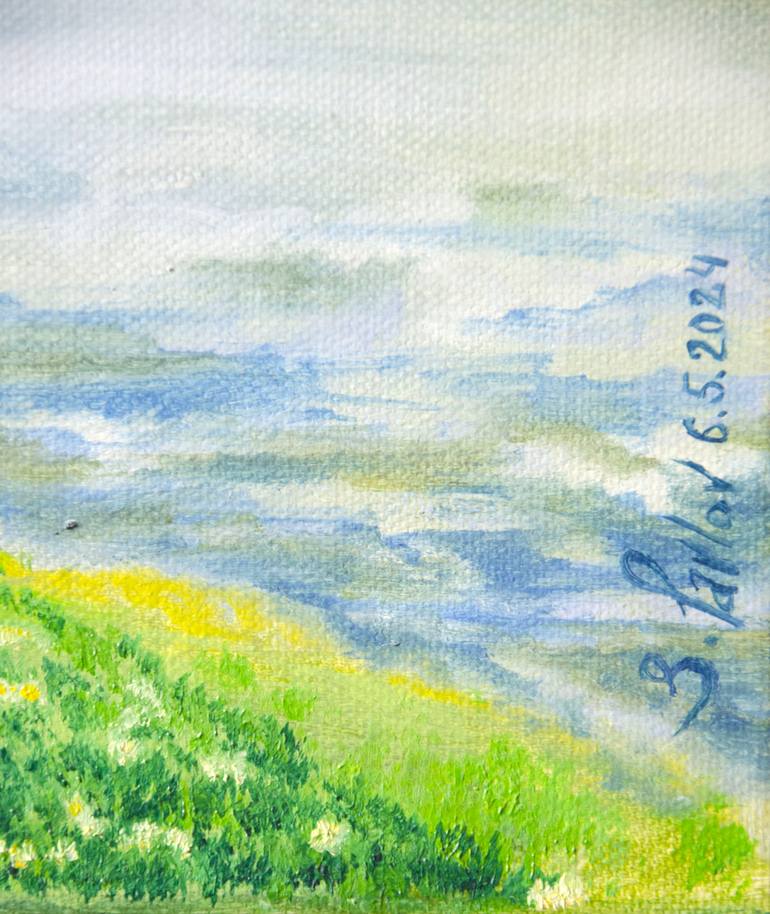 Original Expressionism Landscape Painting by Sergius Pavlov