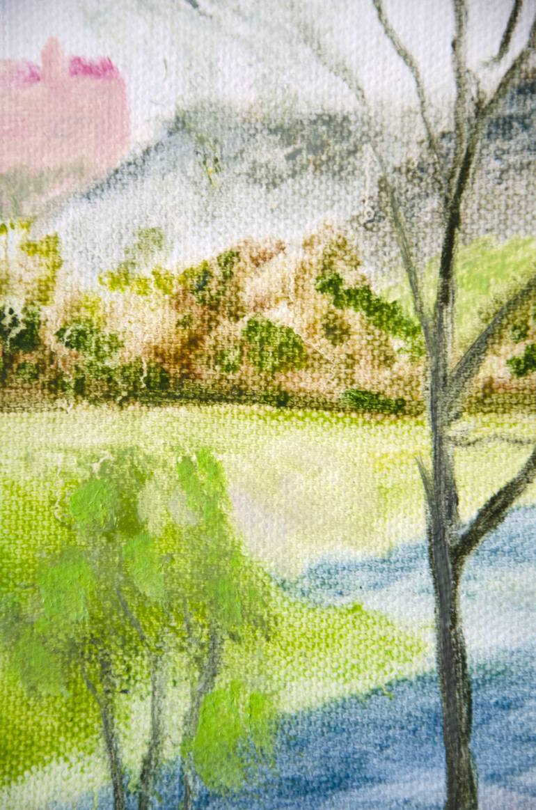 Original Expressionism Landscape Painting by Sergius Pavlov