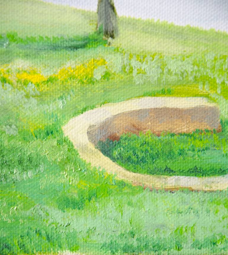 Original Expressionism Landscape Painting by Sergius Pavlov