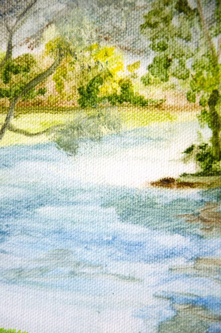 Original Expressionism Landscape Painting by Sergius Pavlov