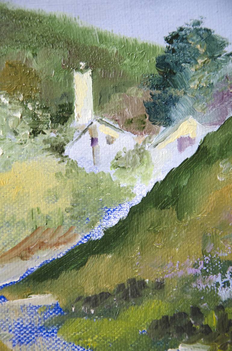 Original Impressionism Landscape Painting by Sergius Pavlov
