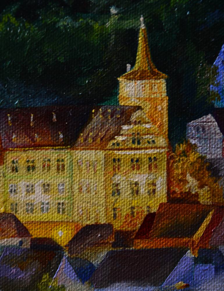 Original Impressionism Landscape Painting by Sergius Pavlov