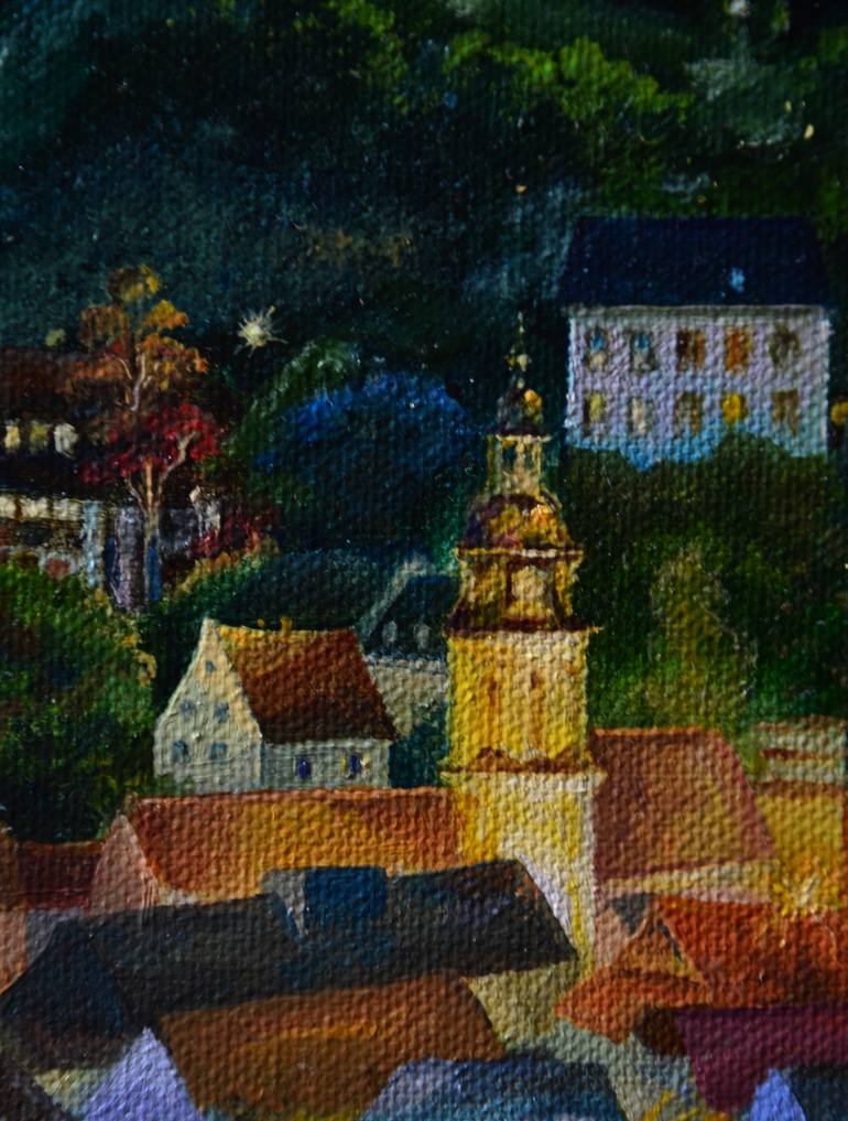 Original Impressionism Landscape Painting by Sergius Pavlov