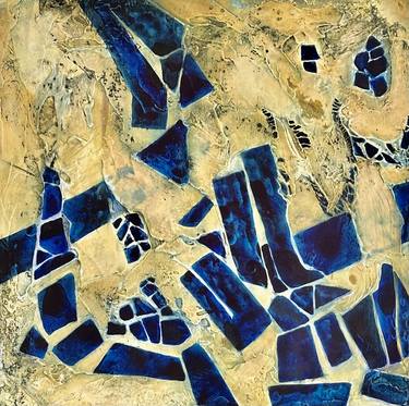 Original Abstract Expressionism Abstract Mixed Media by Sandra Gail Teichmann-Hillesheim