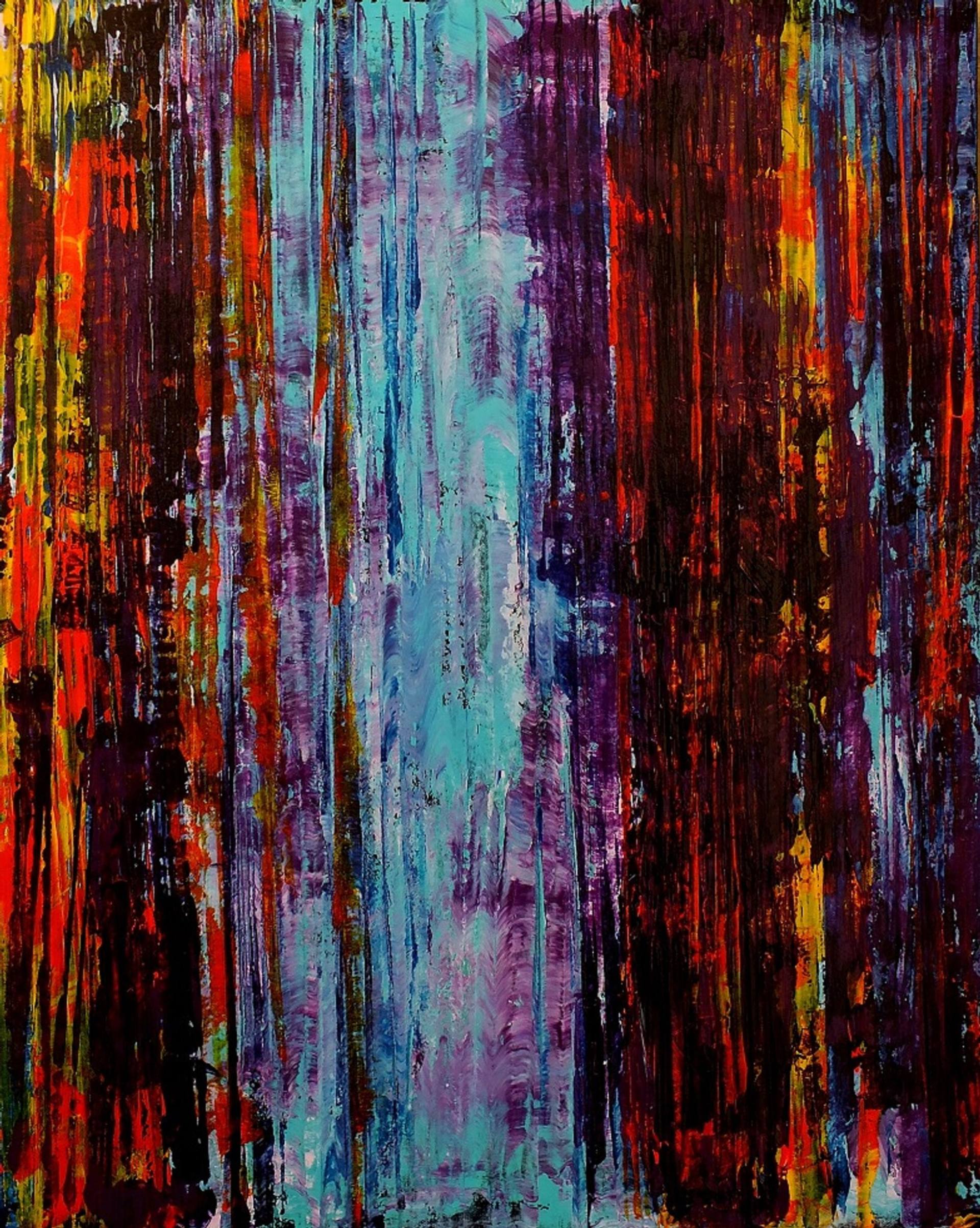 Blue Velvet Painting by John Dimech | Saatchi Art