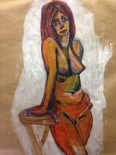 Original Expressionism Nude Paintings by Glynnis Abraham