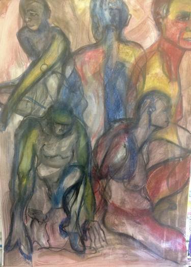 Original Expressionism Men Paintings by Glynnis Abraham