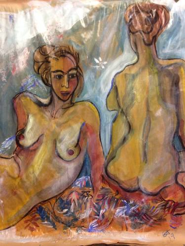 Original Expressionism Nude Paintings by Glynnis Abraham