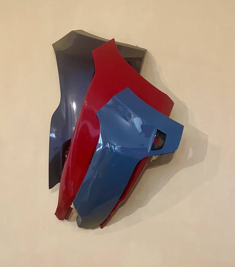 Original Abstract Transportation Sculpture by Monica Franciscus