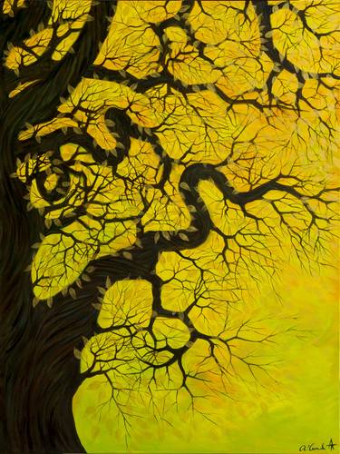 Print of Conceptual Tree Paintings by Amanda Turner