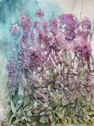 Original Abstract Floral Painting by Gabriella Marchi