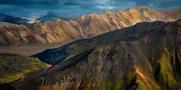 Original Landscape Photography by Sharon Tribelsky | Abstract Art on Paper | Colors of the Icelandic Highlands