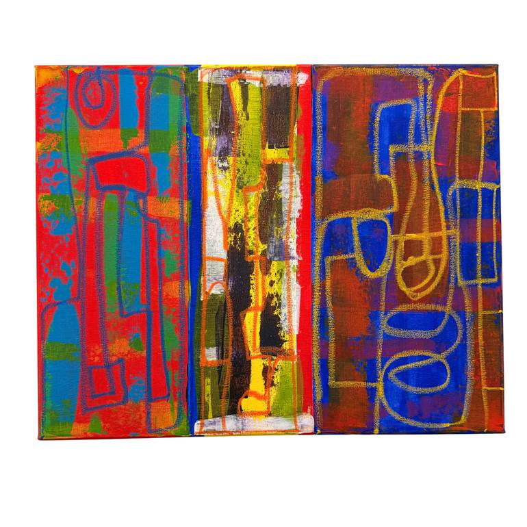 Original Abstract Painting by Fatima Turay | Abstract Art on Canvas | find the way back
