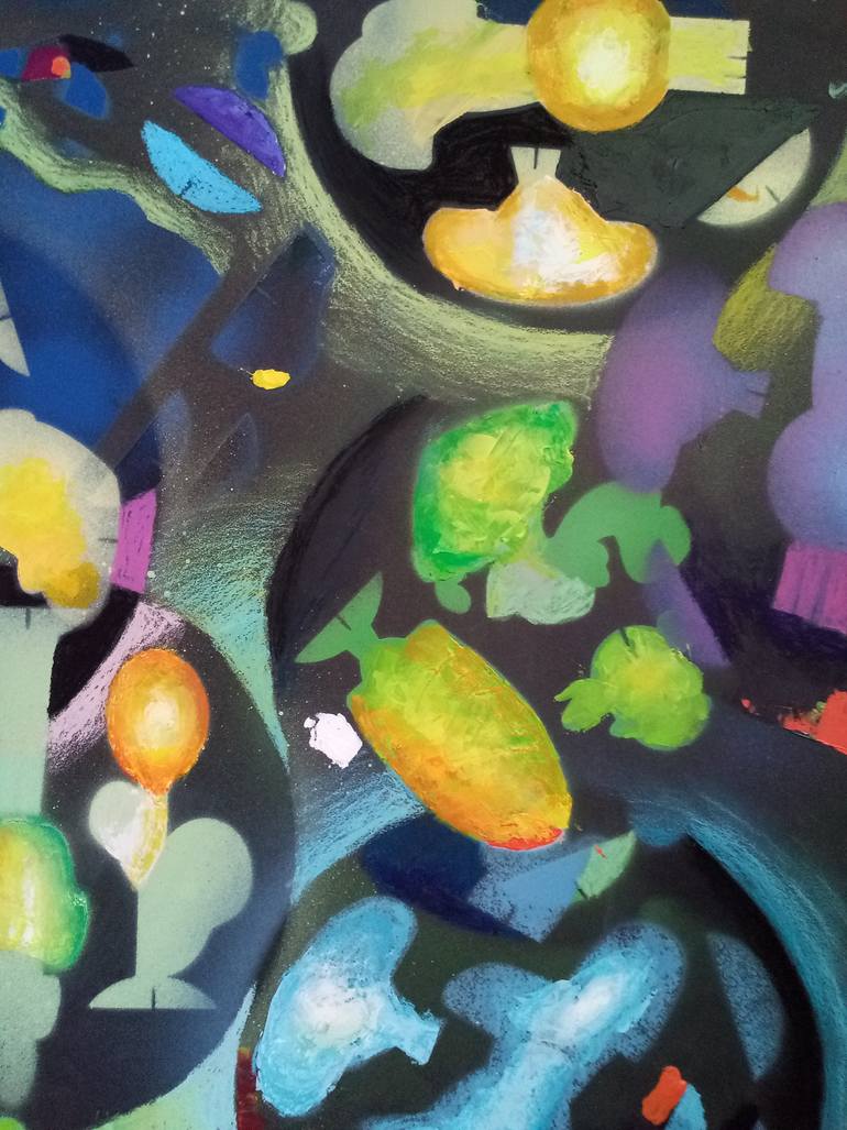 Original Abstract Painting by Miguel Mochon