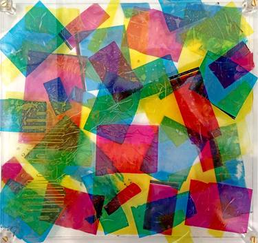 Original Abstract Collage by Miguel Mochon