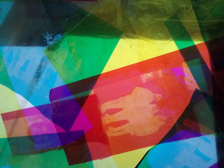 Original Abstract Collage by Miguel Mochon