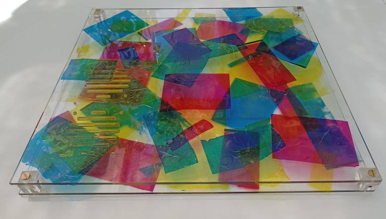 Original Abstract Collage by Miguel Mochon