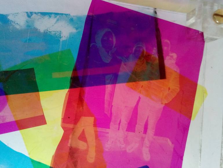 Original Abstract Collage by Miguel Mochon