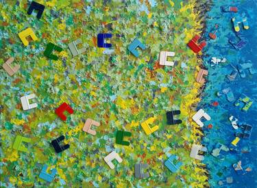 Original Conceptual Humor Mixed Media by Miguel Mochon