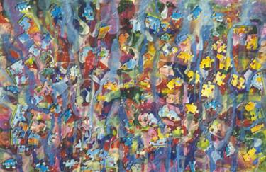 Original Abstract Expressionism Political Paintings by Miguel Mochon