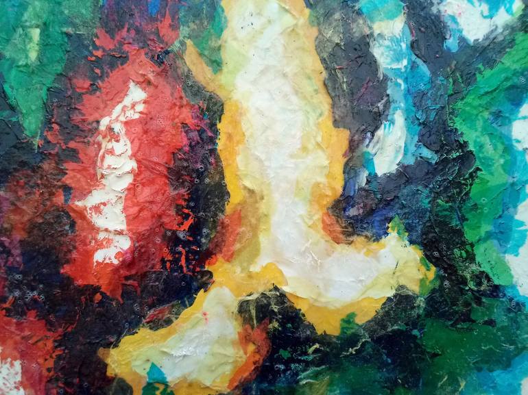 Original Abstract Painting by Miguel Mochon